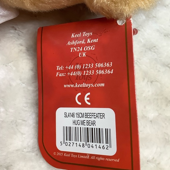 KEEL Toys Beefeater Plush Hug Me Bear Stuffed Animal Toy with Tags - Picture 10 of 16